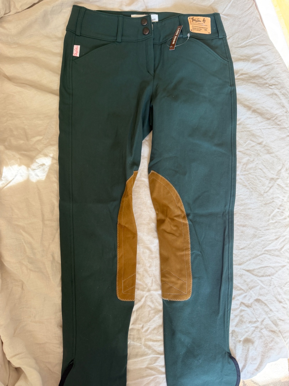 NWT Tailored Sportsman Low-Rise Tan-Patch breeches